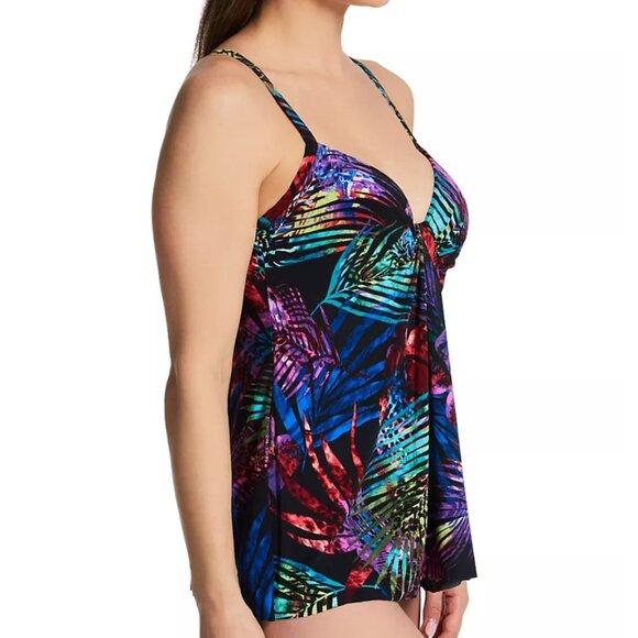 Miraclesuit Tropical Marina Tankini Swim Top - Picture 9 of 9